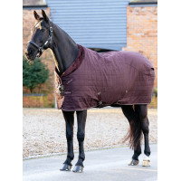 Cobertor de estábulo LeMieux Kudos Luxe forrado Ameixa escura Violeta