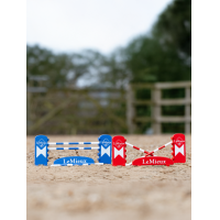 Conjunto de salto de obstáculos LeMieux Toy Pony Benetton / chili / branco Conjunto de salto de obstáculos LeMieux Toy Pony Benetton / chili / branco