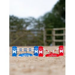 Conjunto de salto de obstáculos LeMieux Toy Pony Benetton / chili / branco