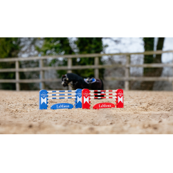 Conjunto de salto de obstáculos LeMieux Toy Pony Benetton / chili / branco