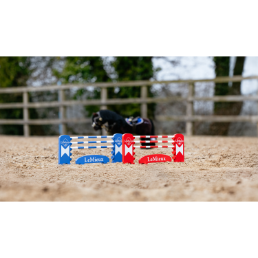 Conjunto de salto de obstáculos LeMieux Toy Pony Benetton / chili / branco