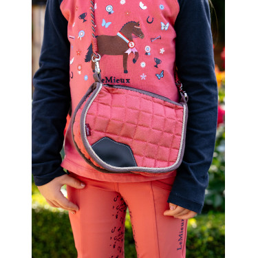 Saco de ombro para mantas de sela LeMieux Arando Rosa Saco de ombro para mantas de sela LeMieux Arando Rosa