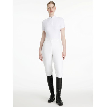 Sobrecapri 3/4 impermeável Darcey LeMieux Branco