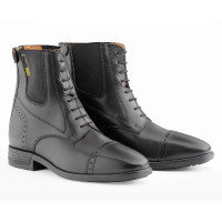 Botas Daslö Gold couro atacadores elásticos Preto Botas Daslö Gold couro atacadores elásticos Preto