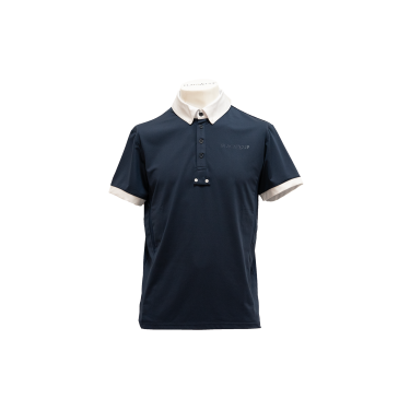 Polo de competição Flags & Cup de manga curta para homem San Remo Marinho Azul-marinho Polo de competição Flags & Cup de manga curta para homem San Remo Marinho Azul-marinho