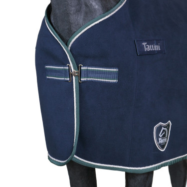 Manta Tattini com forro polar Azul