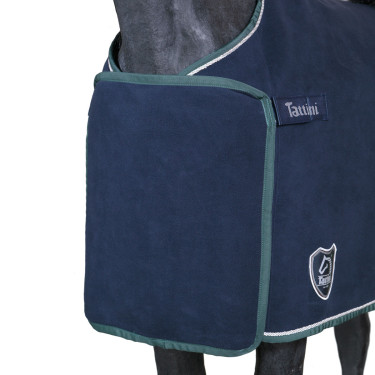 Manta Tattini com forro polar Azul