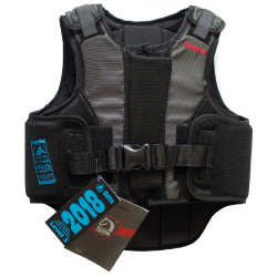 Colete de proteção com zíper Tattini menina e menino Preto