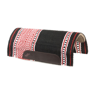 Tapete Brad Ren's Navajo e feltro Preto