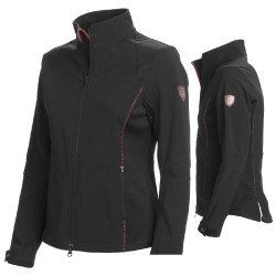 Casaco Aosta Tattini feminino em softshell Preto