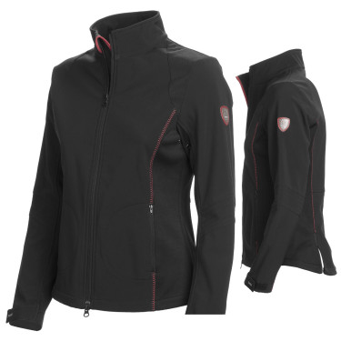Casaco Aosta Tattini feminino em softshell Preto