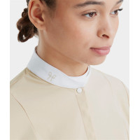 Camisa Horse Pilot de manga curta feminina Aerolight Marinho Azul-marinho