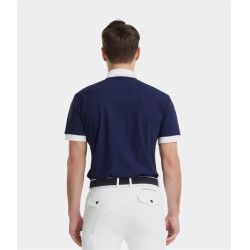 Camisa de concurso Horse Pilot de manga curta para homem Aerolight Marinho Azul-marinho Camisa de concurso Horse Pilot de manga curta para homem Aerolight Marinho Azul-marinho