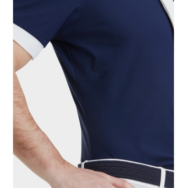 Camisa de concurso Horse Pilot de manga curta para homem Aerolight Marinho Azul-marinho Camisa de concurso Horse Pilot de manga curta para homem Aerolight Marinho Azul-marinho