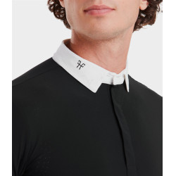 Camisa de concurso Horse Pilot de mangas curtas Aerolight homem Preto Camisa de concurso Horse Pilot de mangas curtas Aerolight homem Preto