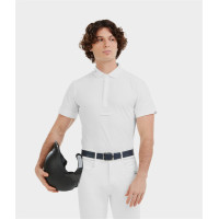 Camisa de concurso Horse Pilot de mangas curtas Aerolight homem Preto