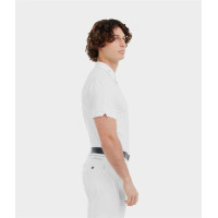Camisa de concurso Horse Pilot de mangas curtas Aerolight homem Branco