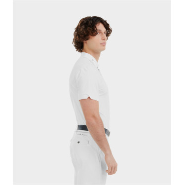 Camisa de concurso Horse Pilot de mangas curtas Aerolight homem Branco Camisa de concurso Horse Pilot de mangas curtas Aerolight homem Branco