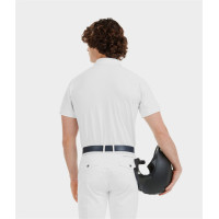 Camisa de concurso Horse Pilot de mangas curtas Aerolight homem Preto