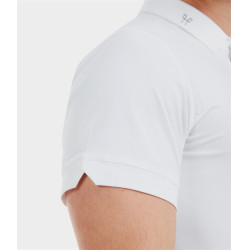 Camisa de concurso Horse Pilot de mangas curtas Aerolight homem Branco Camisa de concurso Horse Pilot de mangas curtas Aerolight homem Branco