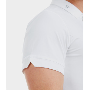 Camisa de concurso Horse Pilot de mangas curtas Aerolight homem Branco Camisa de concurso Horse Pilot de mangas curtas Aerolight homem Branco