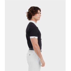 Camisa de concurso Horse Pilot de mangas curtas Aerolight homem Noite escura Preto