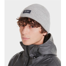 Gorro de equitação Horse Pilot em lã Cinza vento Cinzento