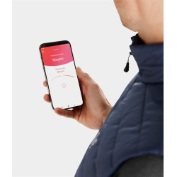 Colete de equitação sem mangas Horse Pilot aquecido E-Kelvin homem Marinho Azul-marinho