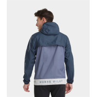 Casaco curto de chuva de equitação Raintech masculino da Horse Pilot Marinho Azul-marinho Casaco curto de chuva de equitação Raintech masculino da Horse Pilot Marinho Azul-marinho