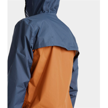 Casaco curto de chuva de equitação Raintech masculino da Horse Pilot Marrom dourado Castanho