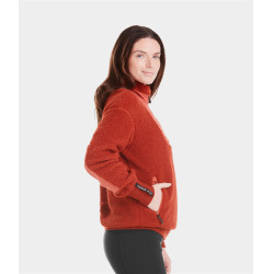 Casaco Sherpa Horse Pilot feminino Terracota Laranja