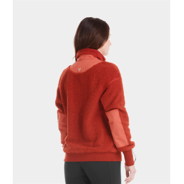 Casaco Sherpa Horse Pilot feminino Terracota Laranja