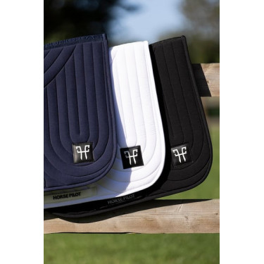 Manta de sela Horse Pilot mista ergonómica Preto