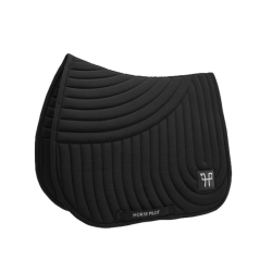 Manta de sela Horse Pilot mista ergonómica Preto