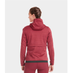 Casaco com fecho para equitação Horse Pilot mulher Tempest Vermelho escuro Casaco com fecho para equitação Horse Pilot mulher Tempest Vermelho escuro