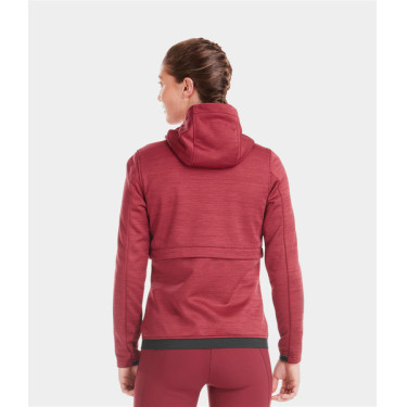 Casaco com fecho para equitação Horse Pilot mulher Tempest Vermelho escuro Casaco com fecho para equitação Horse Pilot mulher Tempest Vermelho escuro