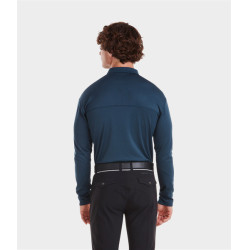 T-shirt térmico de equitação Horse Pilot masculino Marinho Azul-marinho