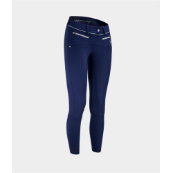 Calças de equitação X-Balance Horse Pilot mulher Marinho Azul-marinho
