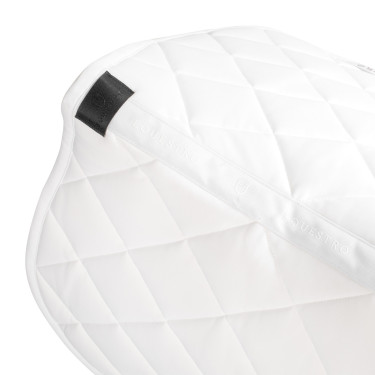 Almofada de salto com logotipo em strass Equestro Branco