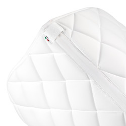 Tapete de salto com logotipo em strass Equestro Branco