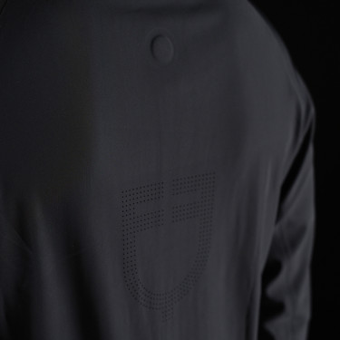 Sweatshirt técnico com capuz masculino Equestro Ridertechnology Preto Sweatshirt técnico com capuz masculino Equestro Ridertechnology Preto