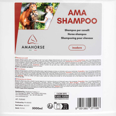 Shampoo para cavalos Ama 5 L Umbria Equitazione