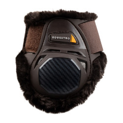 Protetores de boleto Spider Man com lã sintética Equestro Castanho