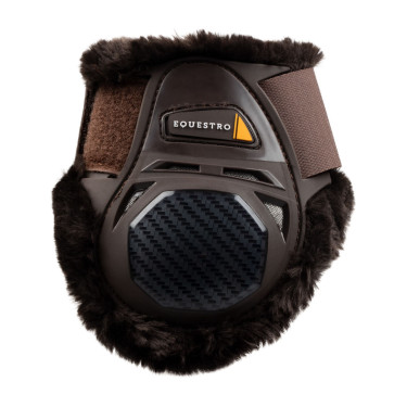 Protetores de boleto Spider Man com lã sintética Equestro Castanho