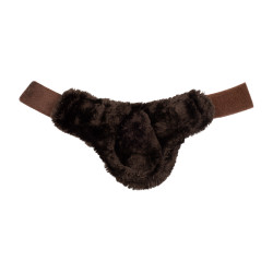 Protetores de boleto Spider Man com lã sintética Equestro Castanho