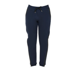 Calça feminina tear-away com zíper em todo o comprimento Equestro Blazer marinho Azul-marinho