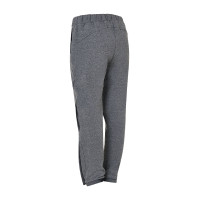 Calça feminina tear-away com zíper em todo o comprimento Equestro Cinza mesclado Cinzento