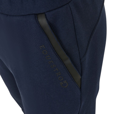 Calça feminina tear-away com zíper em todo o comprimento Equestro Blazer marinho Azul-marinho