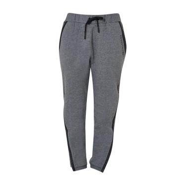 Calça feminina tear-away com zíper em todo o comprimento Equestro Cinza mesclado Cinzento