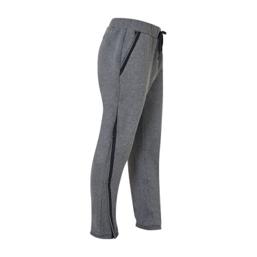 Calça feminina tear-away com zíper em todo o comprimento Equestro Cinza mesclado Cinzento